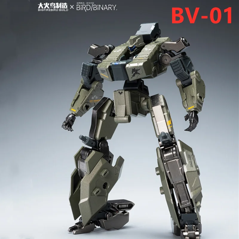

【IN STOCK】BigFirebird Build Transformation BV-01 BV01 Binary BIRD-VERTEX SERIES TIGERHUNT/LONEWOLF TYPE-N Metal Action Figure