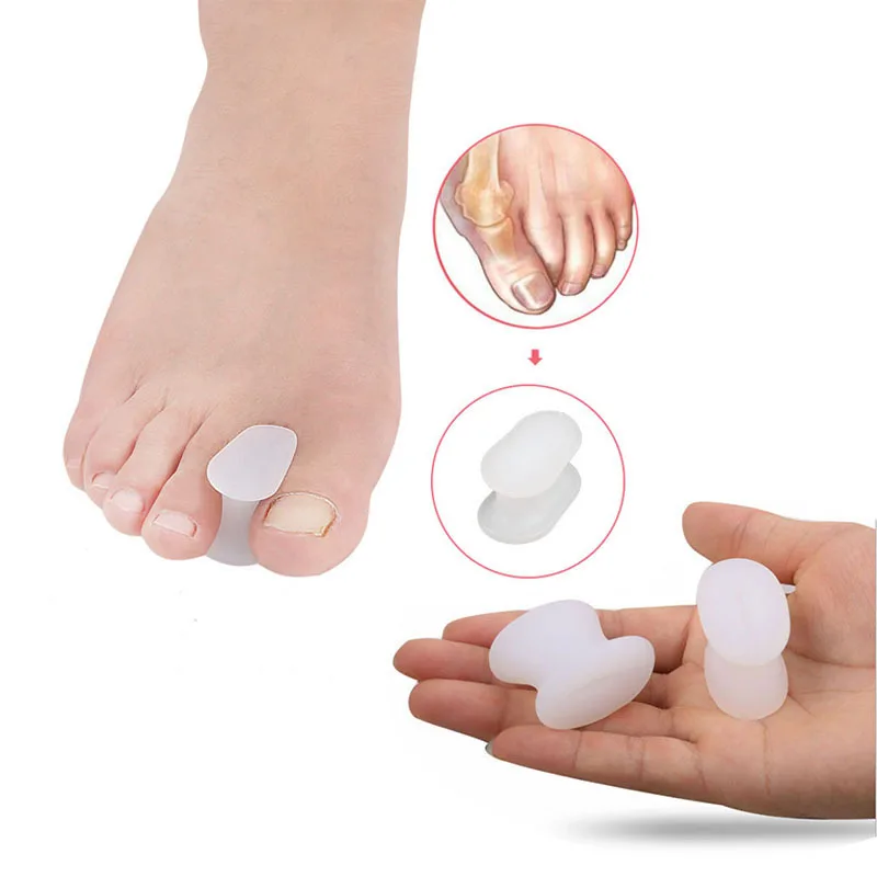 4Pcs Silicone Foot Finger Toe Separator Adjuster Hallux Valgus Pedicure Corrector Feet Care Bunion Bone Thumb Valgus Protector
4Pcs Silicone Foot Finger Toe Separator Adjuster Hallux Valgus Pedicure Corrector Feet Care Bunion Bone Thumb Valgus Protector