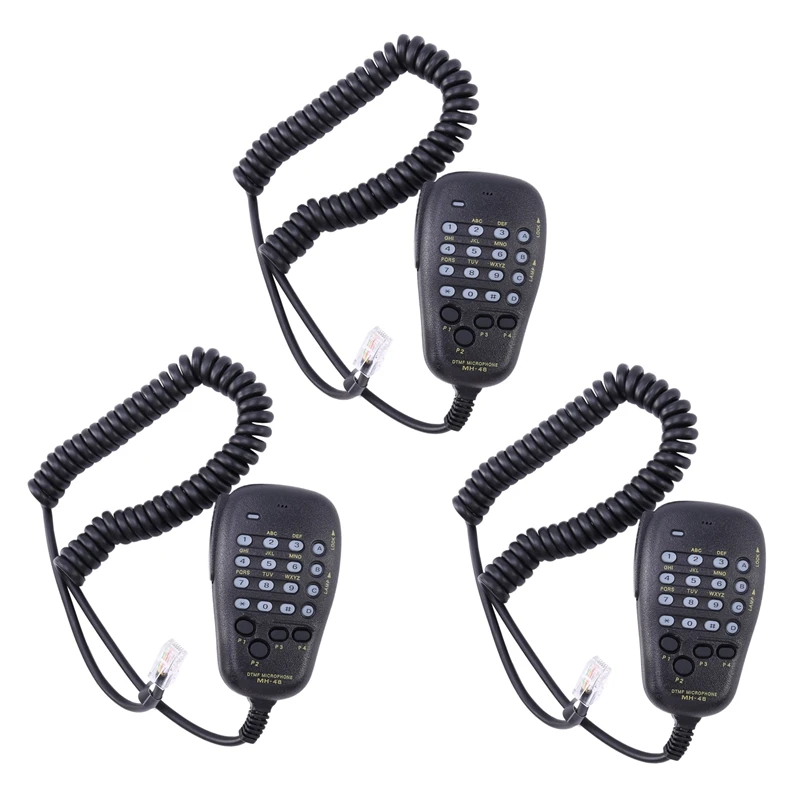 3X Speaker для YAESU MH-48 MH-48A6J DTMF Speaker микрофон для FT-8800R FT-8900R FT-1807 FT-7900R
3X Speaker для YAESU MH-48 MH-48A6J DTMF Speaker микрофон для FT-8800R FT-8900R FT-1807 FT-7900R