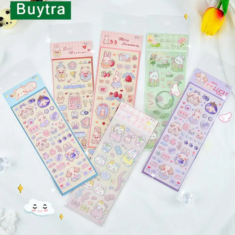 2 Sheets Cute Cartoon Shiny Stickers for Waterproof Material Girls Photo Frame Crafts Scrapbooking Supplies
2 Sheets Cute Cartoon Shiny Stickers for Waterproof Material Girls Photo Frame Crafts Scrapbooking Supplies