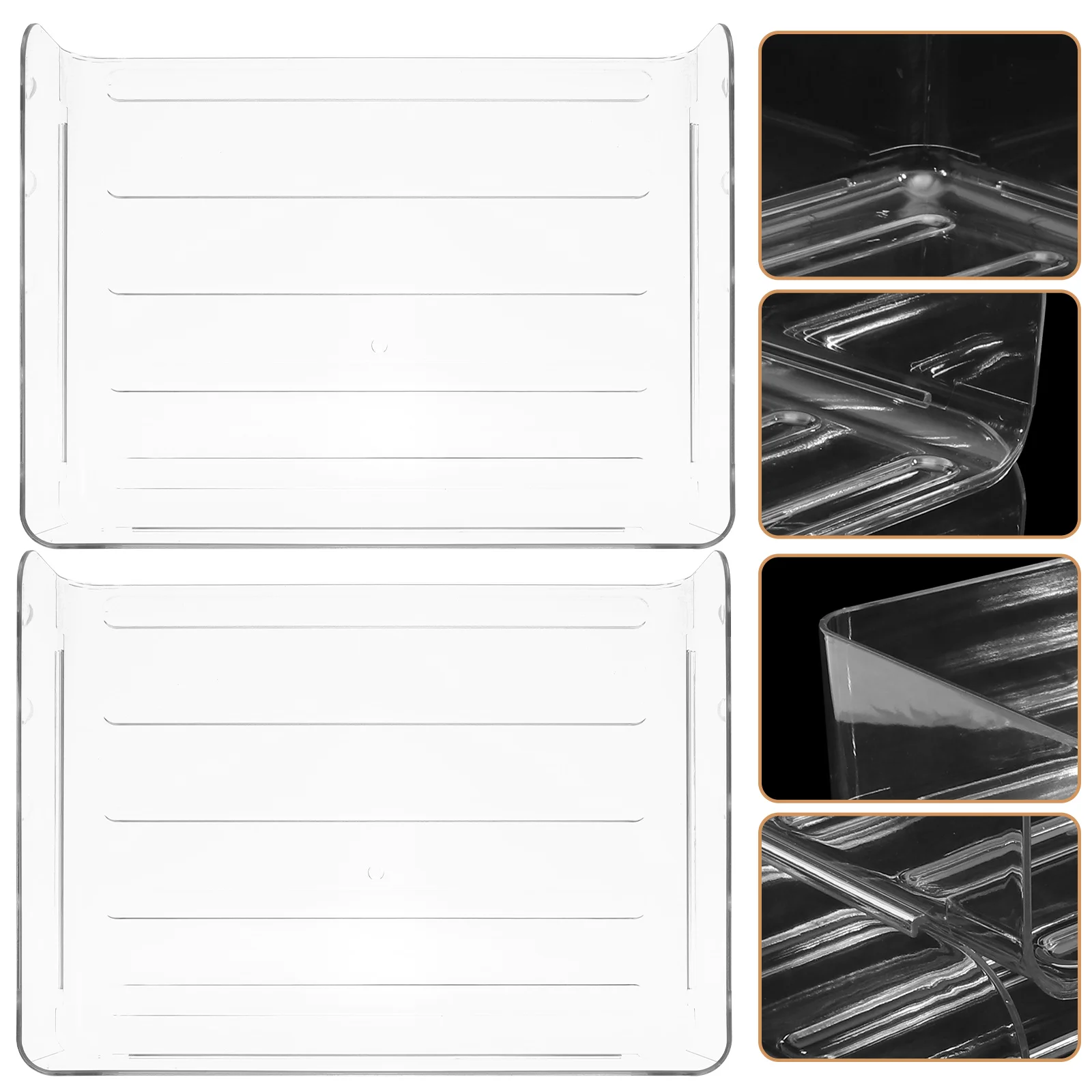 2 Pcs Office Paper File Case Desk Organizer Storage Pull Out Drawers Daily Use Wear-resistant Convenient Desktop Box Student
2 Pcs Office Paper File Case Desk Organizer Storage Pull Out Drawers Daily Use Wear-resistant Convenient Desktop Box Student