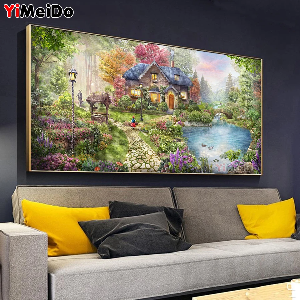 YIMEIDO Landscape House Large Size AB Diamond Painting Kit Little Girl Park Pond Sky Hungry Zipper Bag Diamonds Embroidery Decor
YIMEIDO Landscape House Large Size AB Diamond Painting Kit Little Girl Park Pond Sky Hungry Zipper Bag Diamonds Embroidery Decor