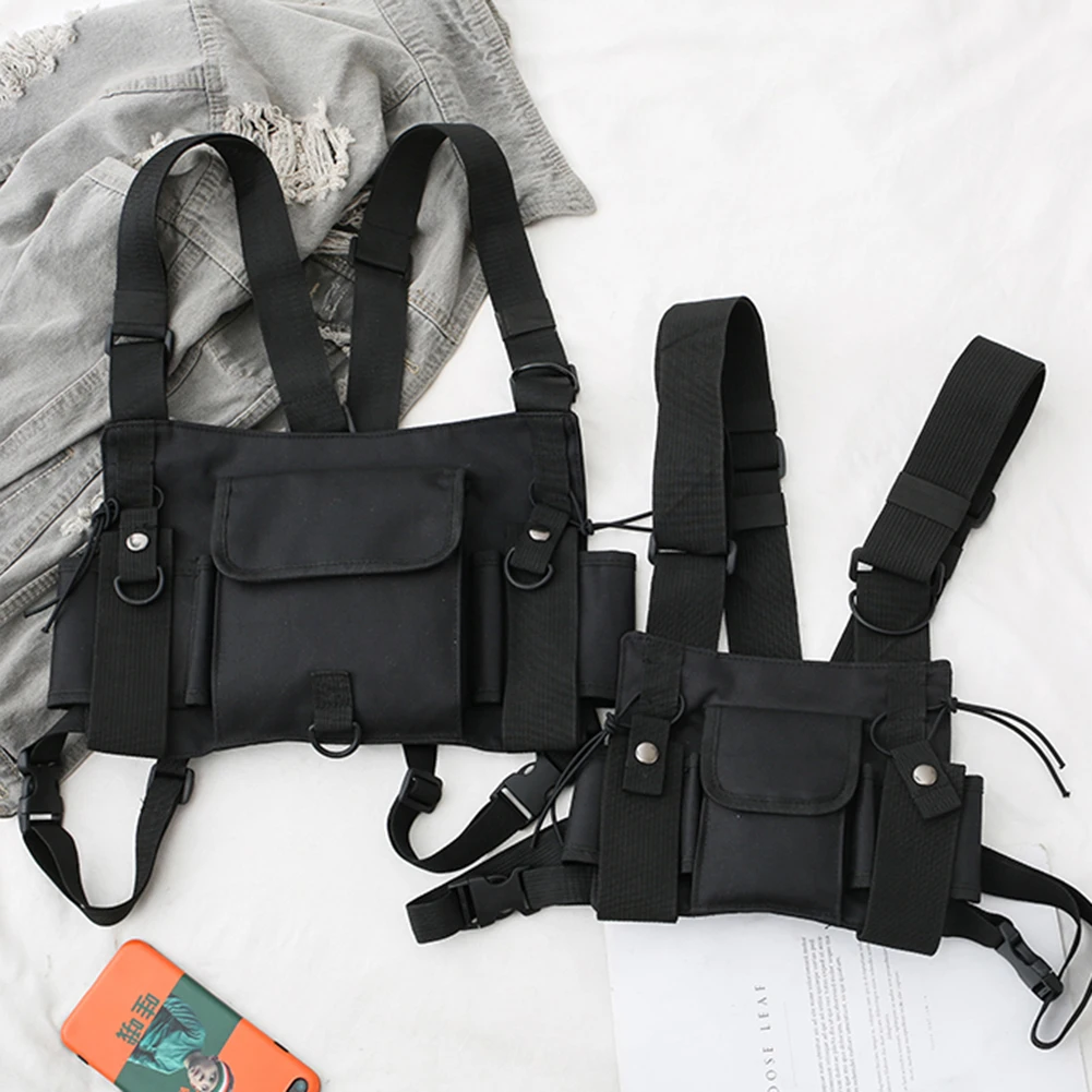 Vest Bag Oxford Cloth Tooling Hip Hop Vest Bags Oxford Cloth Fanny Pack for Men Women Outdoor Shopping Traveling
Vest Bag Oxford Cloth Tooling Hip Hop Vest Bags Oxford Cloth Fanny Pack for Men Women Outdoor Shopping Traveling