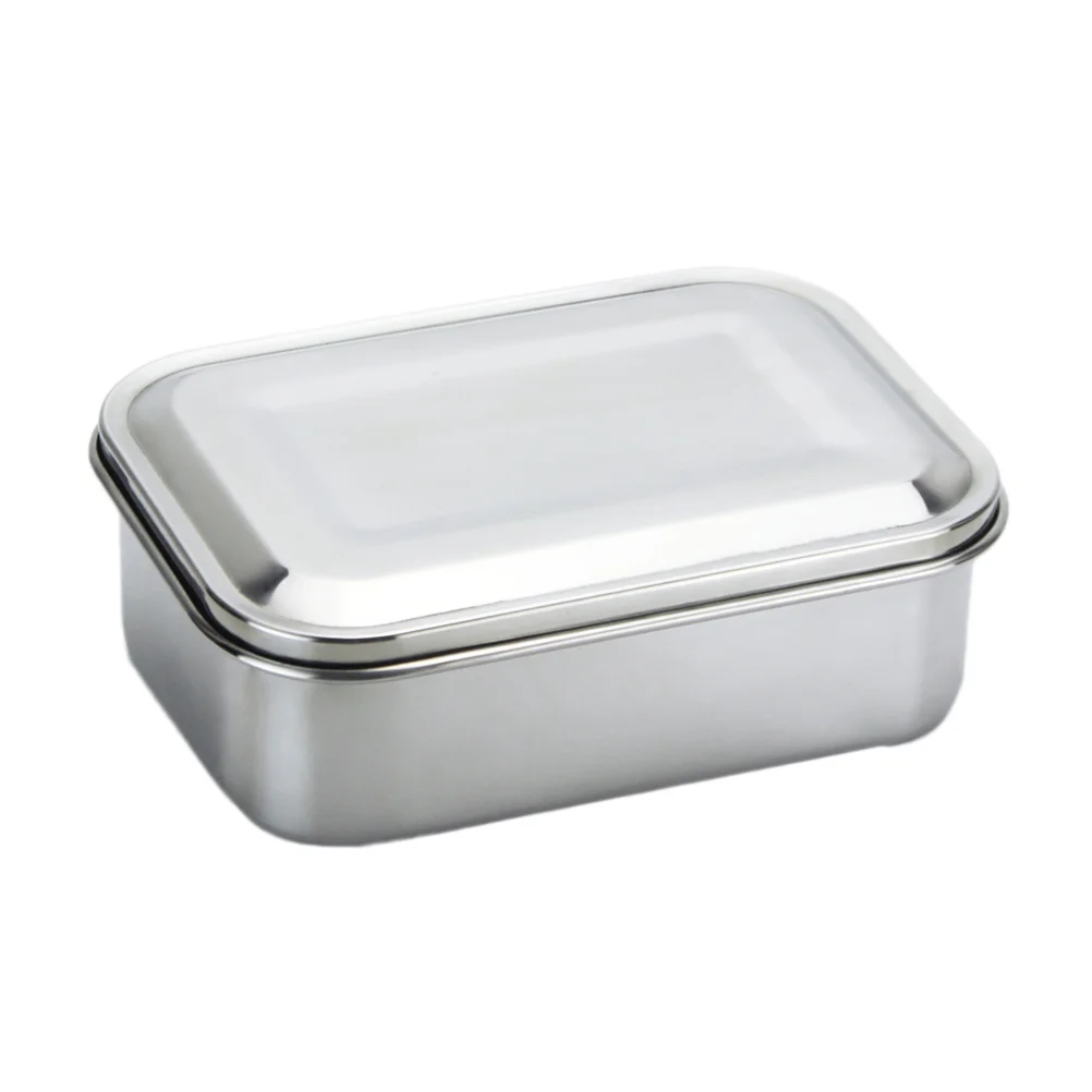 800ML 304 Stainless Steel Square Food Container Bento Box School Outdoor Camping
800ML 304 Stainless Steel Square Food Container Bento Box School Outdoor Camping