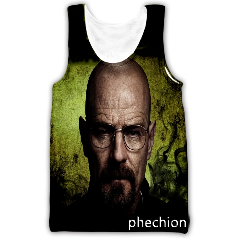 phechion New Fashion Men/Women Breaking Bad 3D Printed Sleeveless Vest Streetwear Men Loose Sporting Tank Tops L02
phechion New Fashion Men/Women Breaking Bad 3D Printed Sleeveless Vest Streetwear Men Loose Sporting Tank Tops L02