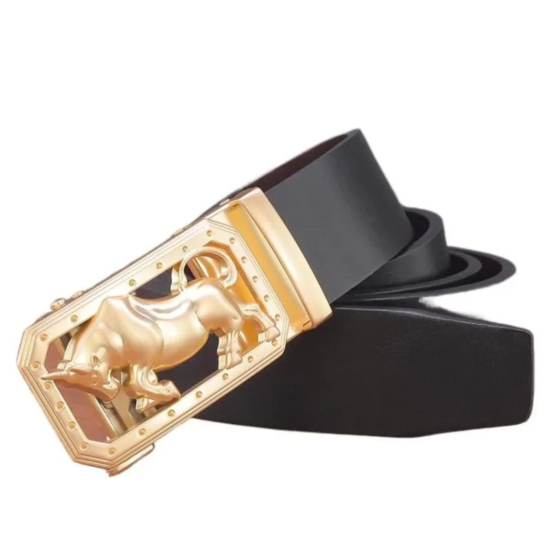 High Quality Bull Automatic Buckle Belts Luxury Brand Fashion Designer Genuine Leather Famous Business Strap
High Quality Bull Automatic Buckle Belts Luxury Brand Fashion Designer Genuine Leather Famous Business Strap