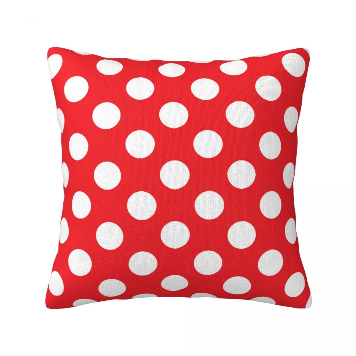 

Red And White Polka Dot Throw Pillow Cover Decorative Pillow Covers Home Pillows Shells Cushion Cover Zippered Pillowcase