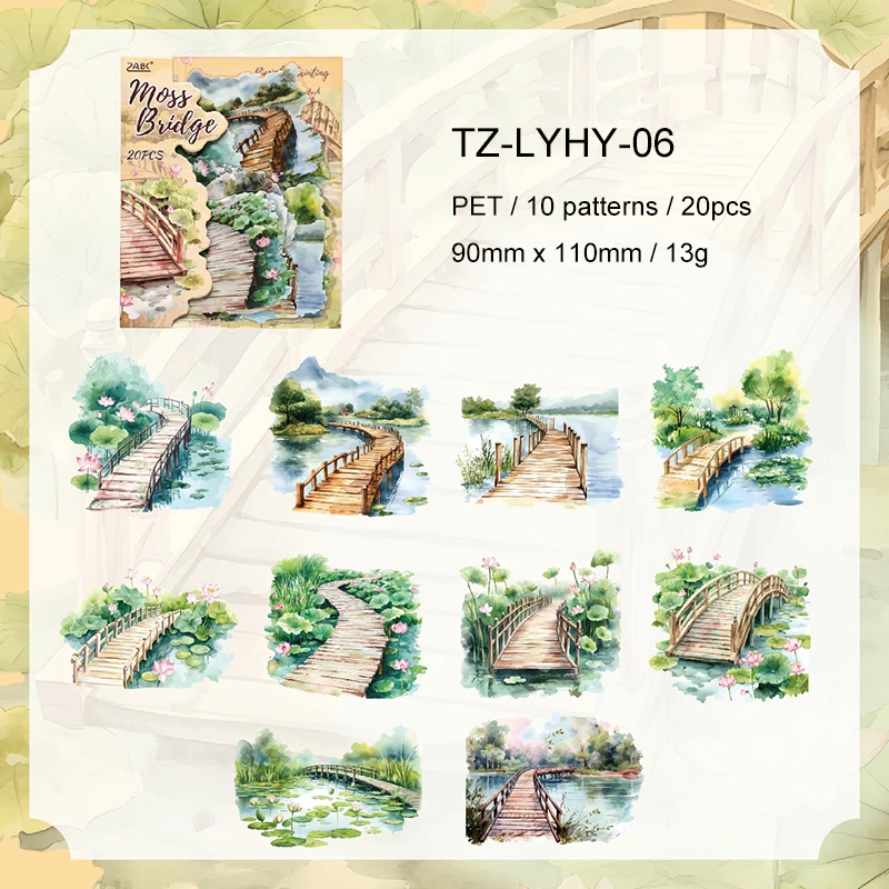 Набор стикеров JIANWU Ripples
Набор стикеров JIANWU Ripples