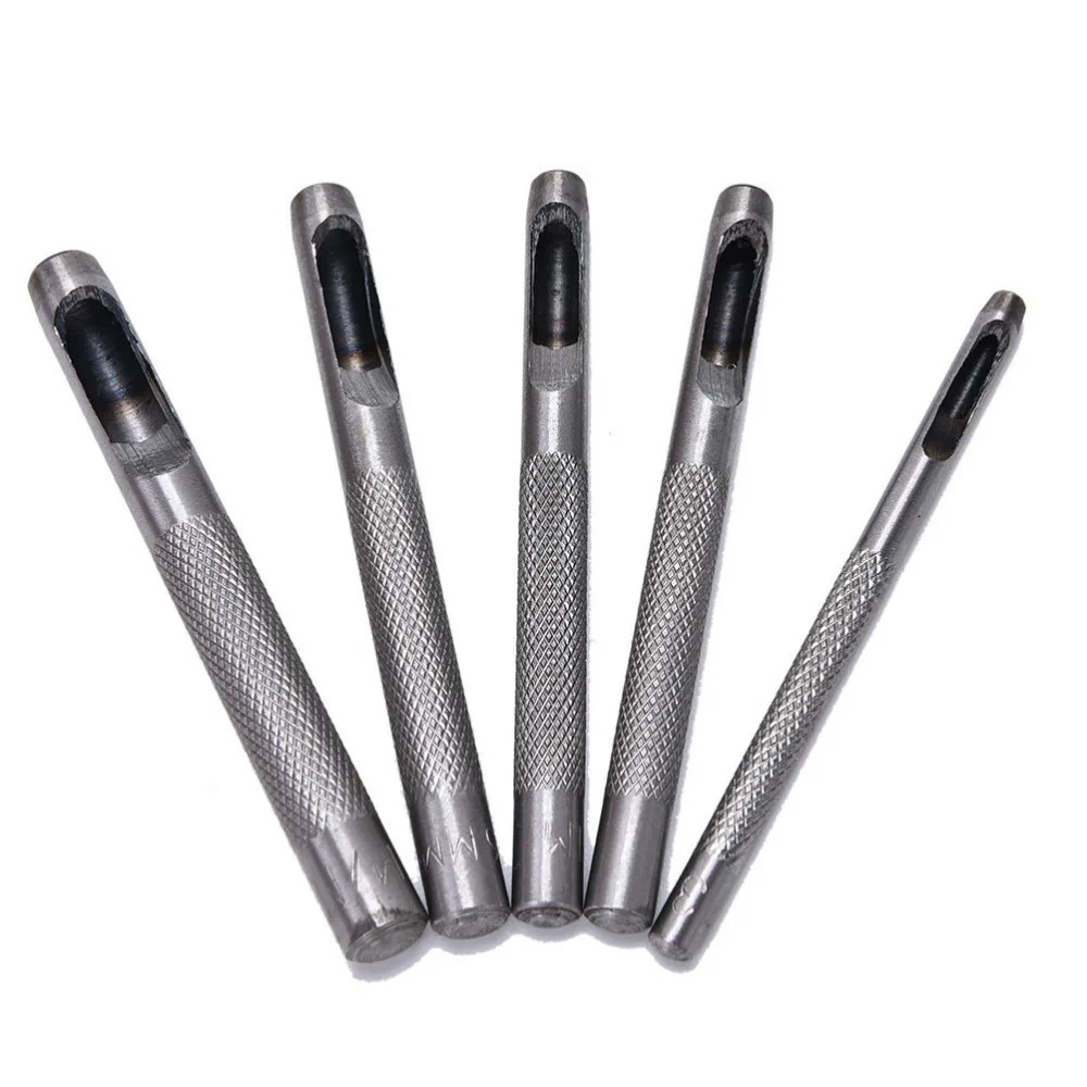 5 Size/set Steel Hollow Punch Set DIY Tool Gasket Belt Hole Punching Leather Tools 3mm/4mm/5mm/6mm/7mm
5 Size/set Steel Hollow Punch Set DIY Tool Gasket Belt Hole Punching Leather Tools 3mm/4mm/5mm/6mm/7mm