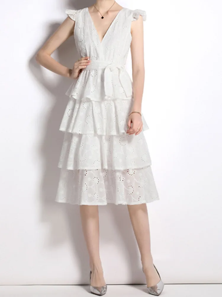 Новое черное летнее дизайнерское платье из двух частей, однотонное Сетчатое платье с рукавом три четверти и отложным воротником, офисные же...
Новое черное летнее дизайнерское платье из двух частей, однотонное Сетчатое платье с рукавом три четверти и отложным воротником, офисные же...