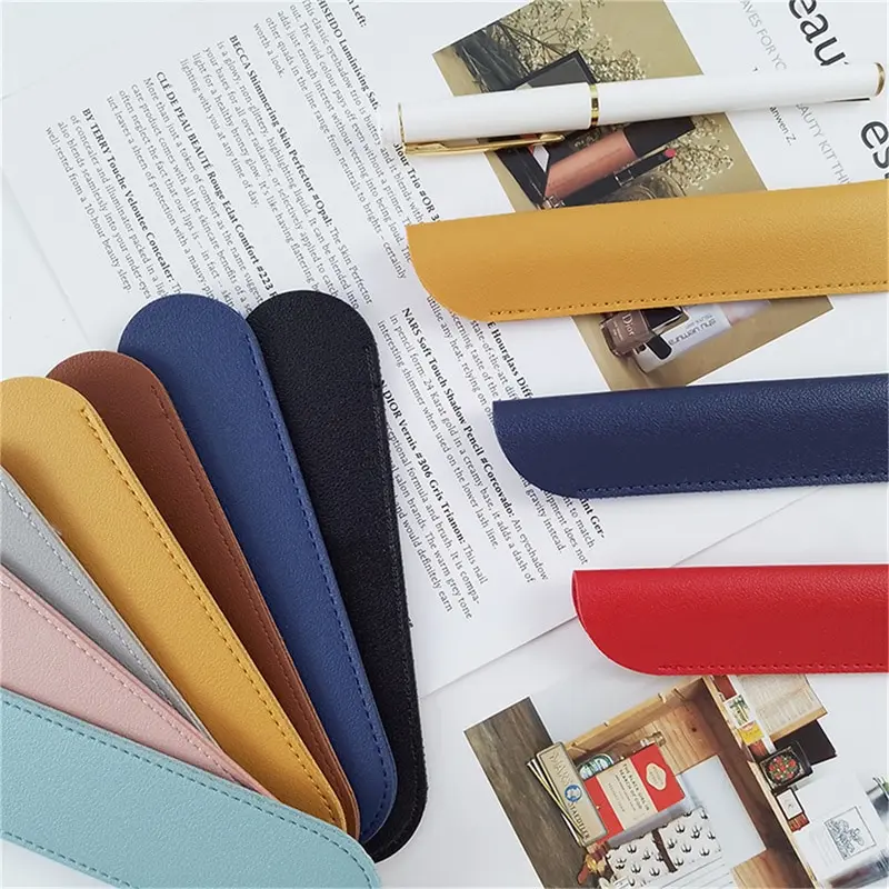 1PC PU Leather Pen Cover Business Pen Pencil Cases School Office Stationery Accessories Pen Case/cap
1PC PU Leather Pen Cover Business Pen Pencil Cases School Office Stationery Accessories Pen Case/cap