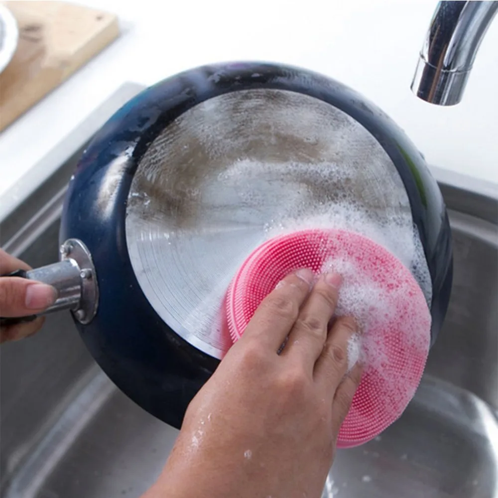 5pc Magic Multifunction Cleaning Brushes Scouring Pad Silicone Dish Bowl Dish Sponge Kitchen Pot Cleaner Kitchen Cooking Tool
5pc Magic Multifunction Cleaning Brushes Scouring Pad Silicone Dish Bowl Dish Sponge Kitchen Pot Cleaner Kitchen Cooking Tool
