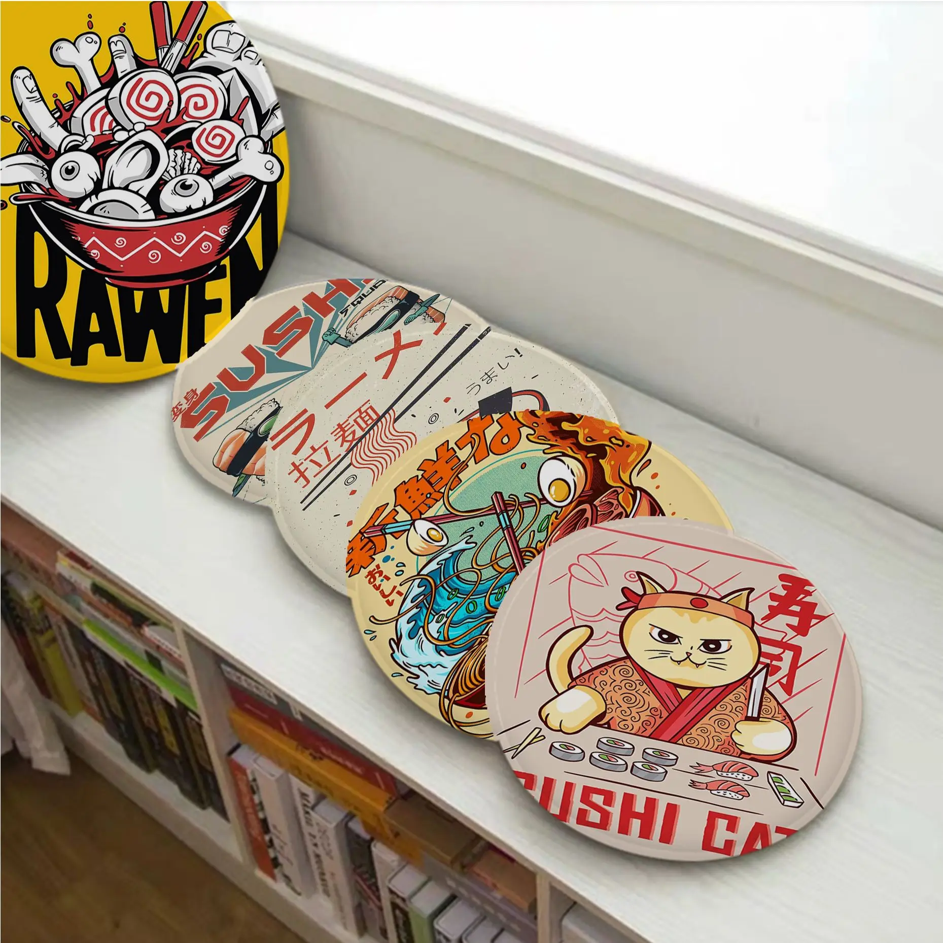 Japanese Food Funny Ramen Noodles Creative Seat Pad Household Cushion Soft Plush Chair Mat Winter Office Bar Stool Seat Mat 
Japanese Food Funny Ramen Noodles Creative Seat Pad Household Cushion Soft Plush Chair Mat Winter Office Bar Stool Seat Mat