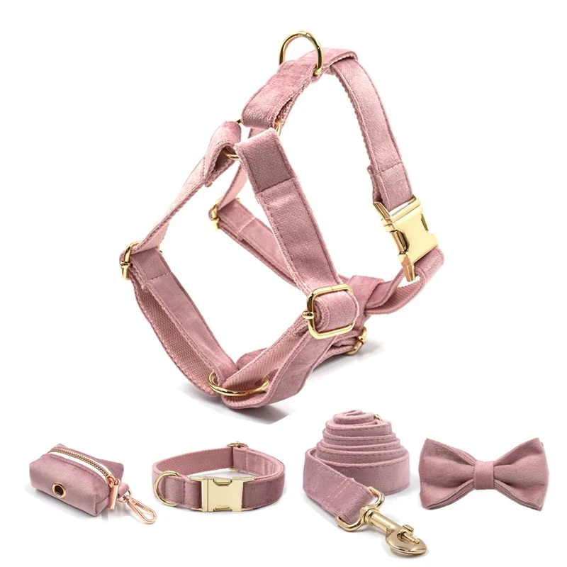 Pink Dog Harness for Girl Dogs Free Engraving ID Dog Collar with Removable Bowtie Pet Traction Set Dog Collar Leash Poop Bag
Pink Dog Harness for Girl Dogs Free Engraving ID Dog Collar with Removable Bowtie Pet Traction Set Dog Collar Leash Poop Bag