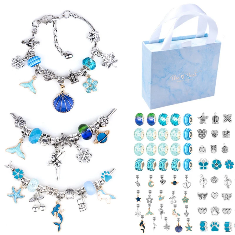 

Набор браслетов с кристаллами для девочек, украшение для подвесок, искусство, игрушка для девочек, подарок на день рождения и Рождество