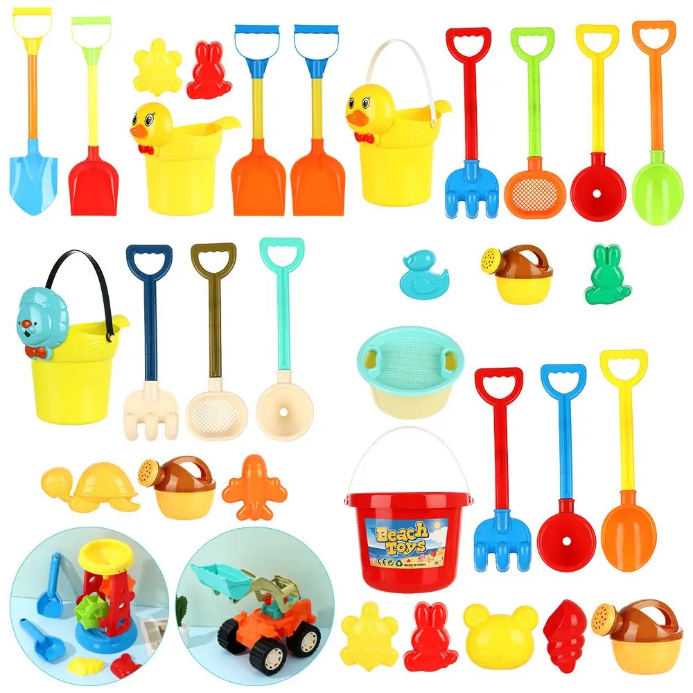 2/5/6/7/8/9pcs New Bucket And Shovel Silicone Sandbox Digging Sand Tool Outdoor Toy Baby Plaything Beach Toys Kit
2/5/6/7/8/9pcs New Bucket And Shovel Silicone Sandbox Digging Sand Tool Outdoor Toy Baby Plaything Beach Toys Kit
