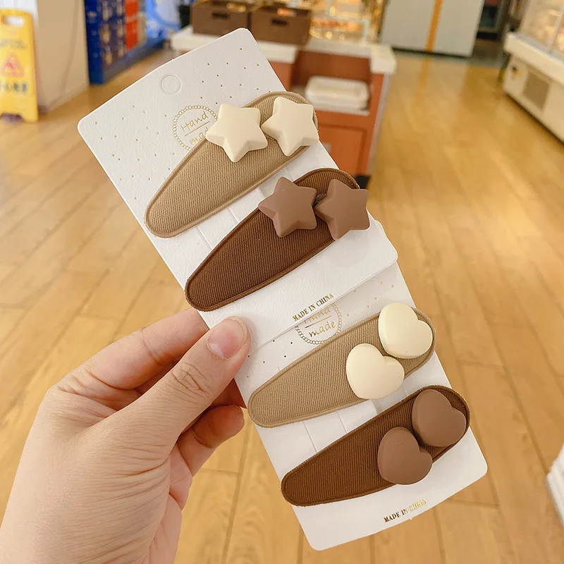2pcs New Korean Children Hair Clips Kids Girls Hairpins Heart Star Hairband for Women Cute Baby Girl Hair Accessories Fashion
2pcs New Korean Children Hair Clips Kids Girls Hairpins Heart Star Hairband for Women Cute Baby Girl Hair Accessories Fashion