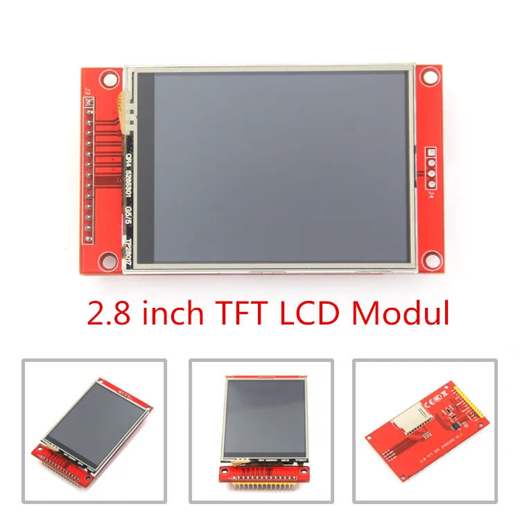 

2.8" 240x320 SPI TFT LCD Serial Port Module With PCB Adapter Micro SD ILI9341 5V/3.3V 2.8 inch LED Display For 5110 Interface