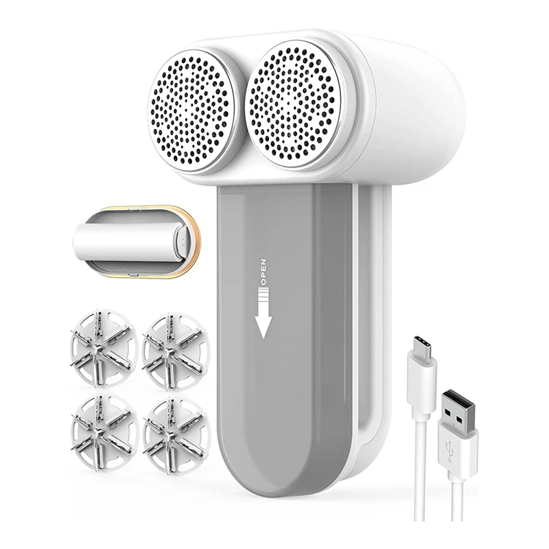 Lint Remover, Rechargeable Electric Lint Shaver For Clothes,Sweater Shaver With Lint Rollers,For Clothing, Sweater,Couch
Lint Remover, Rechargeable Electric Lint Shaver For Clothes,Sweater Shaver With Lint Rollers,For Clothing, Sweater,Couch