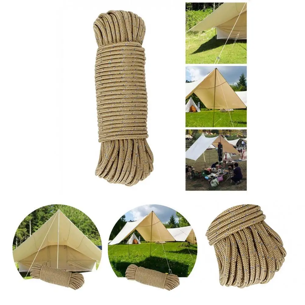 Useful Camping Reflective Canopy Connecting Rope Anti-crack Camping Reflective Rope Firmly Fixed for Picnic
Useful Camping Reflective Canopy Connecting Rope Anti-crack Camping Reflective Rope Firmly Fixed for Picnic