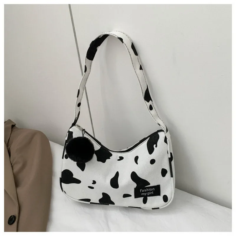 Cow Pattern Canvas Bag for Women, Fashionable Zebra Pattern Casual Handbag, Fashionable and Foreign Small Bag
Cow Pattern Canvas Bag for Women, Fashionable Zebra Pattern Casual Handbag, Fashionable and Foreign Small Bag