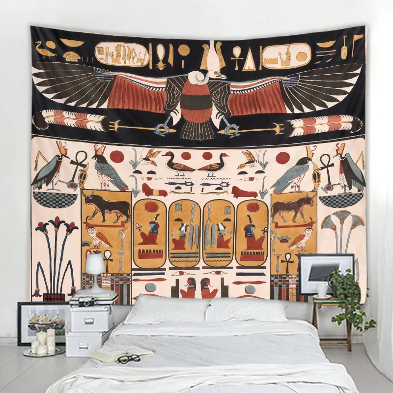 Home Decor Vintage Egyptian Civilization Background Printed Decorative Tapestry Mandala Boho Hippie Wall Decor Tapestry tapiz
Home Decor Vintage Egyptian Civilization Background Printed Decorative Tapestry Mandala Boho Hippie Wall Decor Tapestry tapiz
