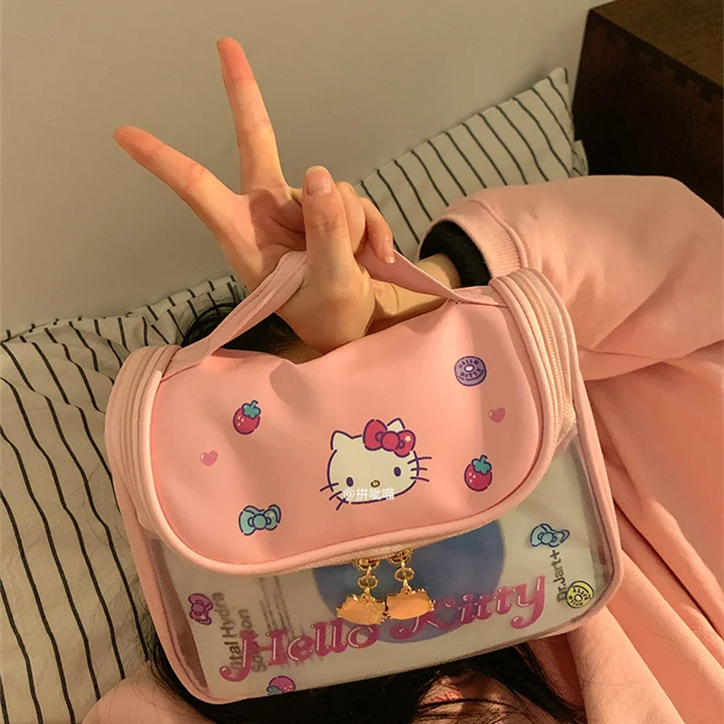 Cute Hello Kitty Sanrio Cartoon Makeup Bag Women Portable High-Capacity Travel Toiletries Storage Bag 2023 New
Cute Hello Kitty Sanrio Cartoon Makeup Bag Women Portable High-Capacity Travel Toiletries Storage Bag 2023 New