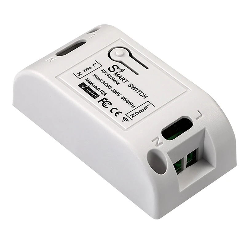 Wi-Fi Wireless Smart Switch Module 230V 10A Remote Control Smart Single Circuit Breaker For Alexa / Echo Google Home
Wi-Fi Wireless Smart Switch Module 230V 10A Remote Control Smart Single Circuit Breaker For Alexa / Echo Google Home