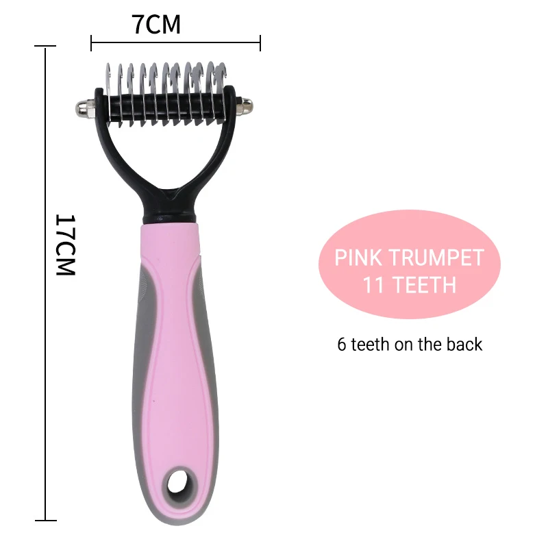 2022 Cat Double-sided Stainless Steel Open Knot Comb Pet Deshedding Brush For Romving Cat Flea Hair Pet Grooming Accessories New
2022 Cat Double-sided Stainless Steel Open Knot Comb Pet Deshedding Brush For Romving Cat Flea Hair Pet Grooming Accessories New