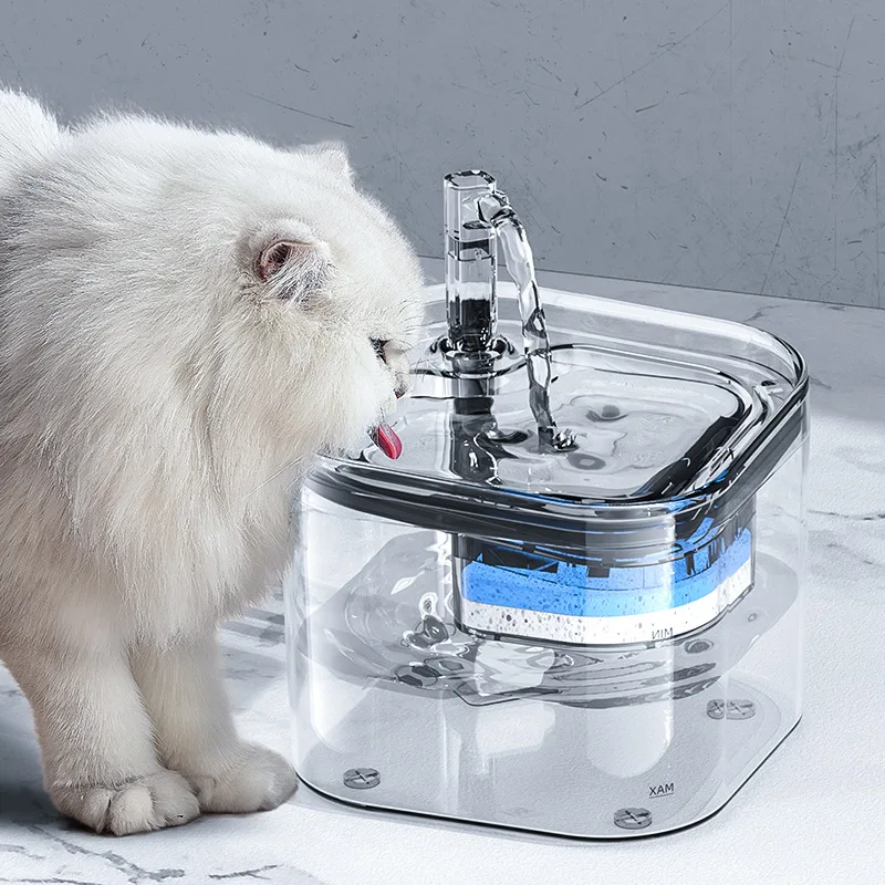 2.2L Automatic Cat Water Fountain Constant Temperature Heating Transparent Dog Water Bowl Cat Water Fountain Filter Pet Supplies
2.2L Automatic Cat Water Fountain Constant Temperature Heating Transparent Dog Water Bowl Cat Water Fountain Filter Pet Supplies