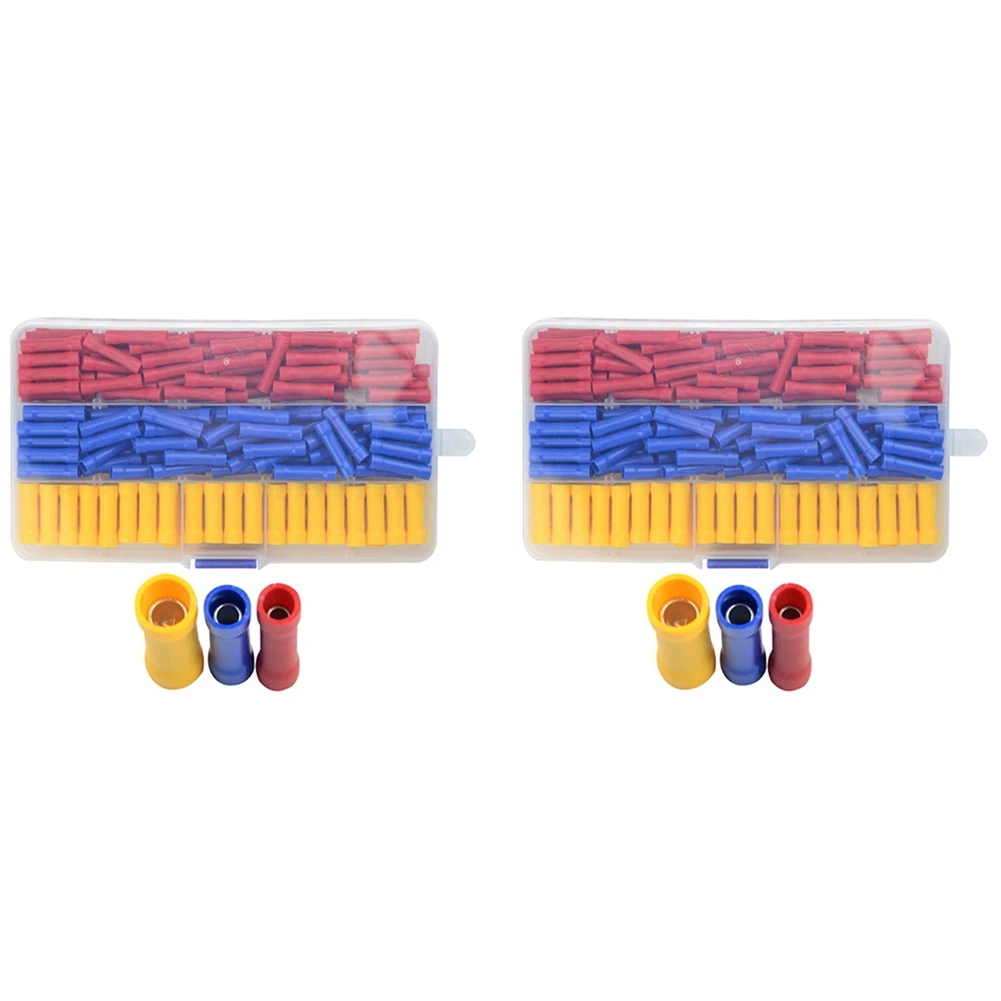 400 PCS Insulated Straight Wire Butt Splice Terminals Electrical Crimp Connector Assortment Kit
400 PCS Insulated Straight Wire Butt Splice Terminals Electrical Crimp Connector Assortment Kit