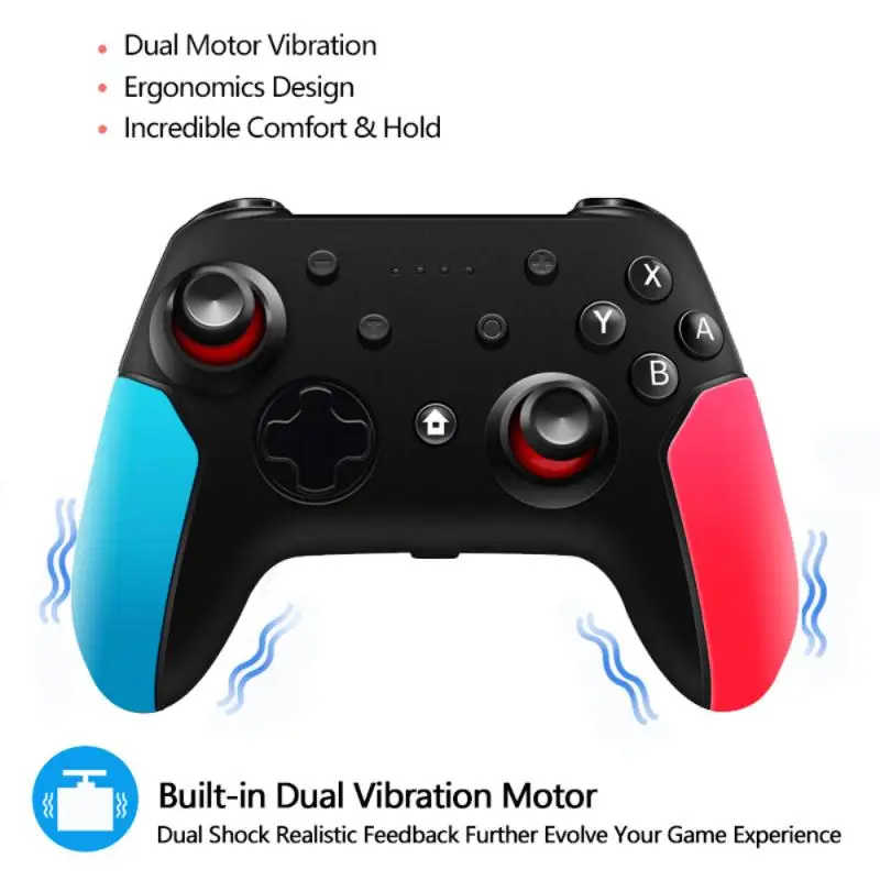 Новинка, джойстик для Android для Nintendo Switch, беспроводной Bluetooth геймпад с 6-осевой ручкой, джойстик
Новинка, джойстик для Android для Nintendo Switch, беспроводной Bluetooth геймпад с 6-осевой ручкой, джойстик