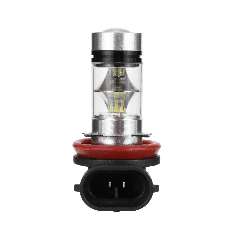 

2pcs Mini Car Headlight Bulbs LED Lamp Super White Fog Light H11 H8 100W 6000K LED Driving Bulb Daytime Running Light Lamp