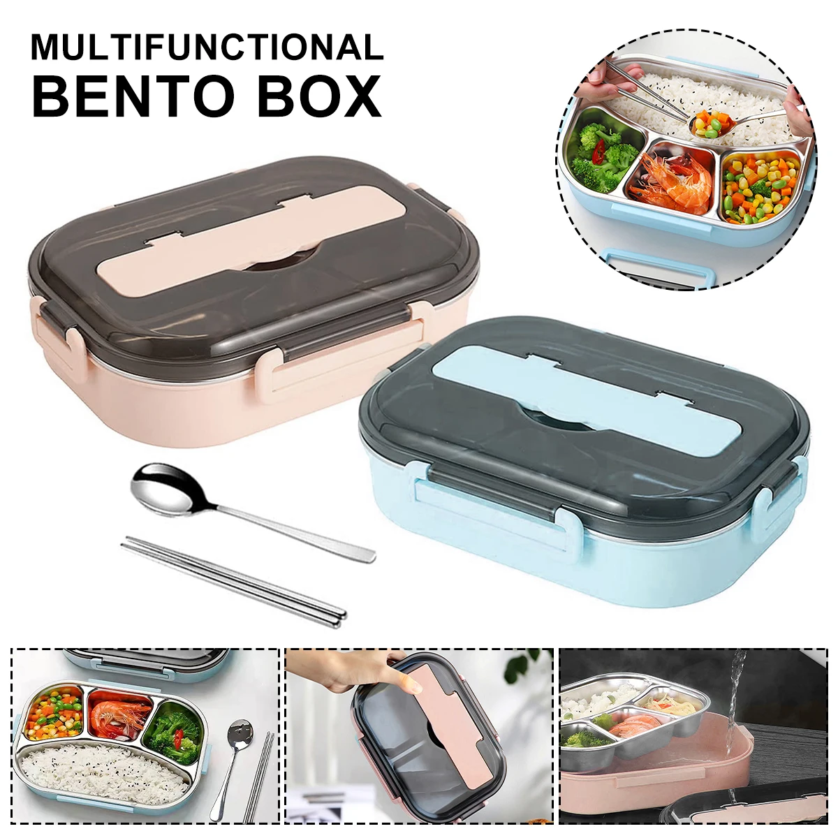 Outing Tableware 304 Portable Stainless Steel Lunch Box Baby Child Student Outdoor Camping Picnic Food Container Bento Box
Outing Tableware 304 Portable Stainless Steel Lunch Box Baby Child Student Outdoor Camping Picnic Food Container Bento Box