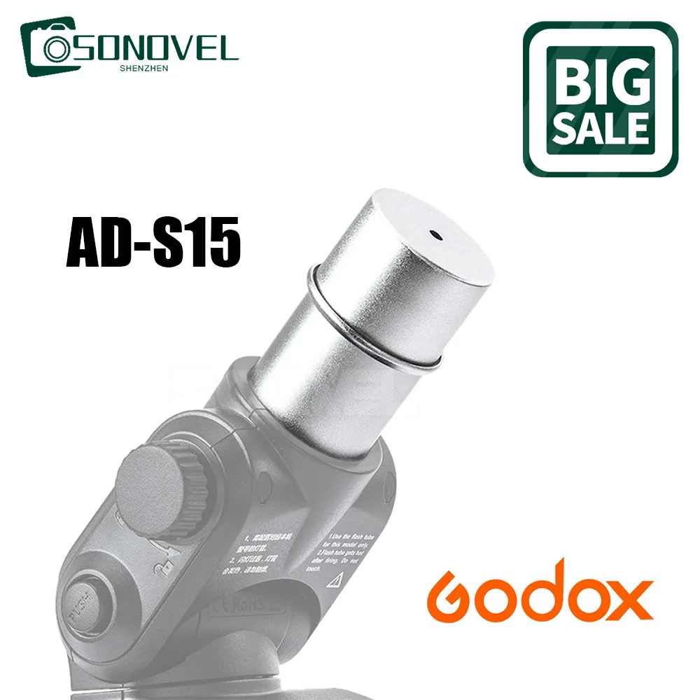 Godox AD-S15 Flash Lamp Tube Bulb Protector Cover Aluminum Alloy for WITSTRO AD-180 AD-360 AD-360II and Godox AD200
Godox AD-S15 Flash Lamp Tube Bulb Protector Cover Aluminum Alloy for WITSTRO AD-180 AD-360 AD-360II and Godox AD200