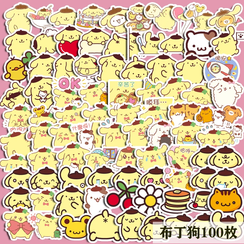 100PCSPompom Purin stickers Sanrio small pattern handbook phone case diary IPAD computer cup children waterproof stickers
100PCSPompom Purin stickers Sanrio small pattern handbook phone case diary IPAD computer cup children waterproof stickers