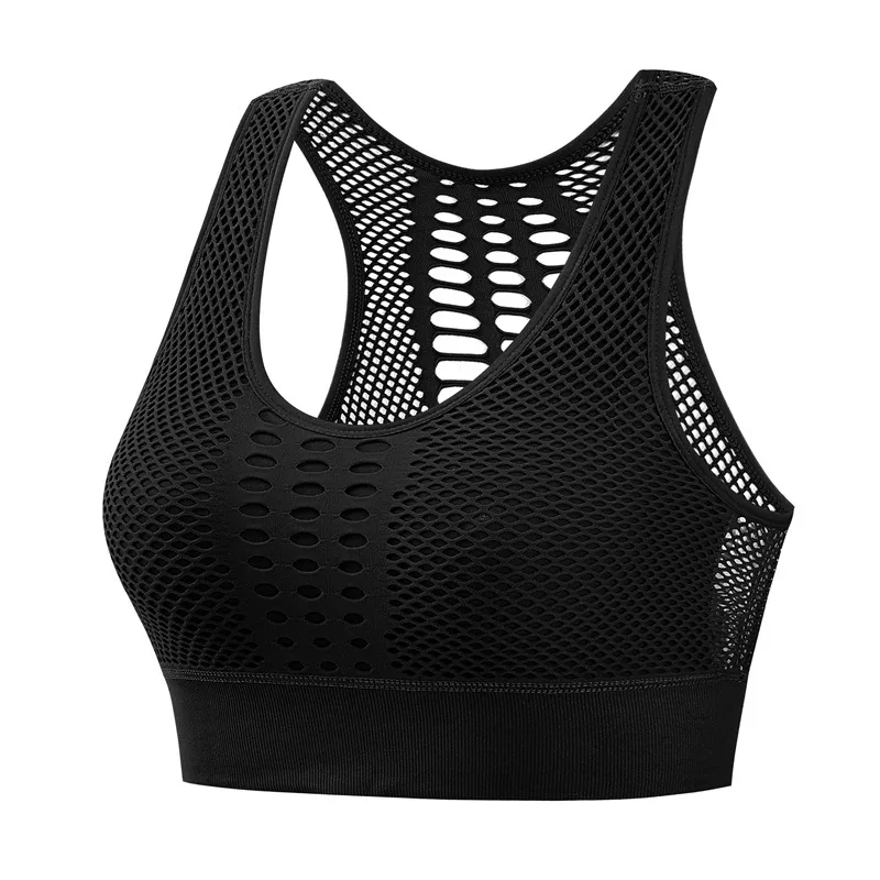 Women's Medium Mesh Support Cross Back Wirefree Removable Cups Sport Bra Tops Freedom Seamless Yoga Running Sports Bras
Women's Medium Mesh Support Cross Back Wirefree Removable Cups Sport Bra Tops Freedom Seamless Yoga Running Sports Bras