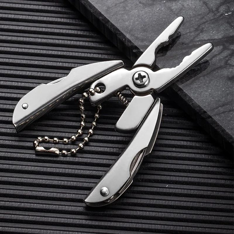 Multi-Function Tool Pliers Folding Mini Outdoor Key Chain Pendant Portable EDC Combination Multi-Tool Camping Survival Home
Multi-Function Tool Pliers Folding Mini Outdoor Key Chain Pendant Portable EDC Combination Multi-Tool Camping Survival Home