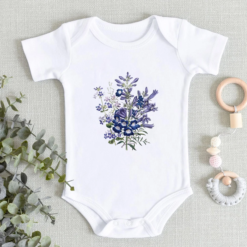 Exquisite New Watercolor Floral Print Creative Baby Onesie Simple Sweet Casual Short Sleeve Toddler Jumpsuit
Exquisite New Watercolor Floral Print Creative Baby Onesie Simple Sweet Casual Short Sleeve Toddler Jumpsuit