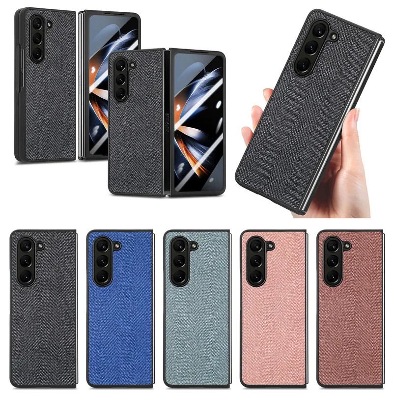 Fold5 Cowboy Design Folding Shell For Samsung Galaxy Z Fold 4 Fold 5 Anti Slip Denim Pattern Phone Case with Steel Film 
Fold5 Cowboy Design Folding Shell For Samsung Galaxy Z Fold 4 Fold 5 Anti Slip Denim Pattern Phone Case with Steel Film
