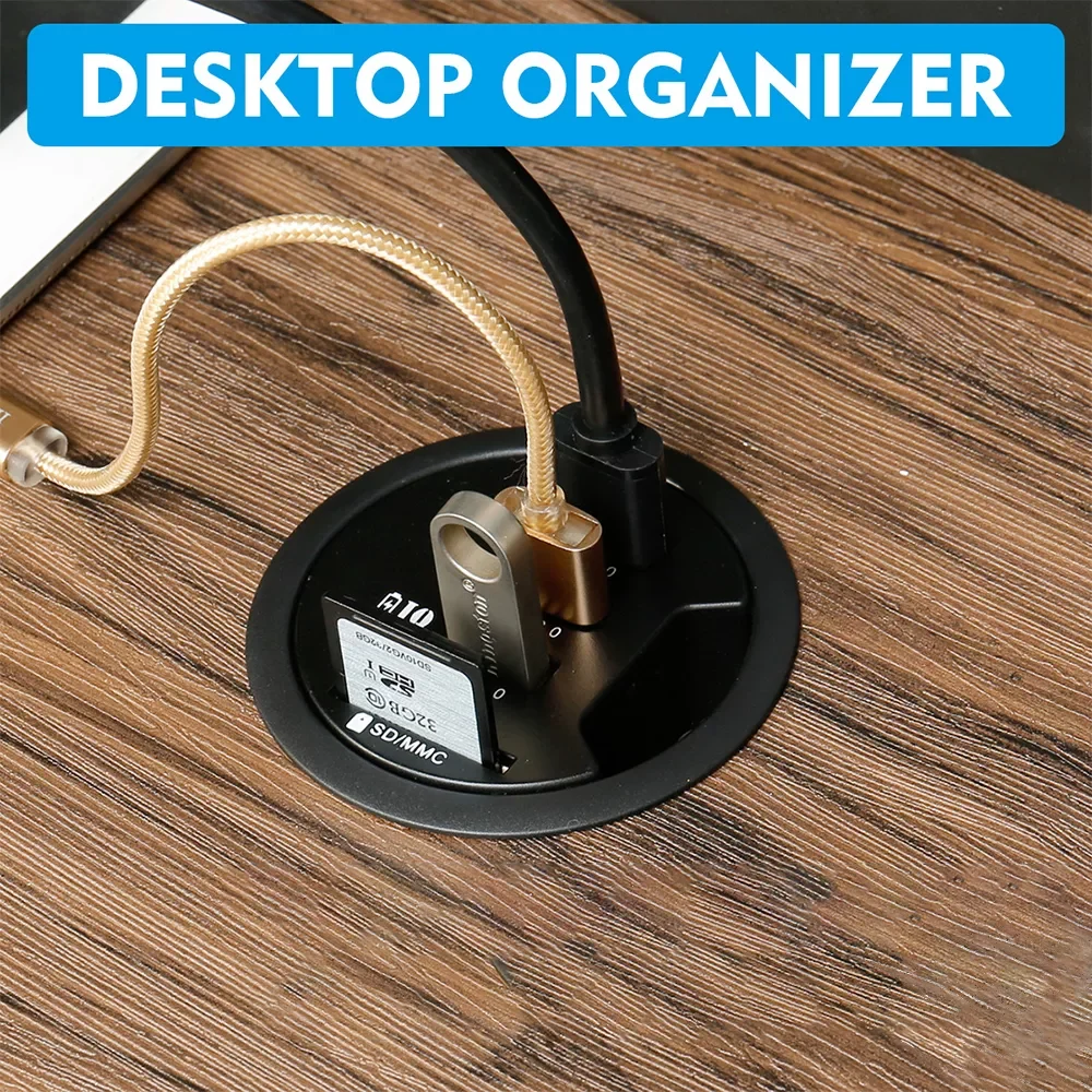 USB HUB USB3.0 Mount In Desk Multi USB 2.0 Ports With SD/TF Headphone/Mircophone Type C Port Usb Hub With Power Adapter 5V 2A
USB HUB USB3.0 Mount In Desk Multi USB 2.0 Ports With SD/TF Headphone/Mircophone Type C Port Usb Hub With Power Adapter 5V 2A