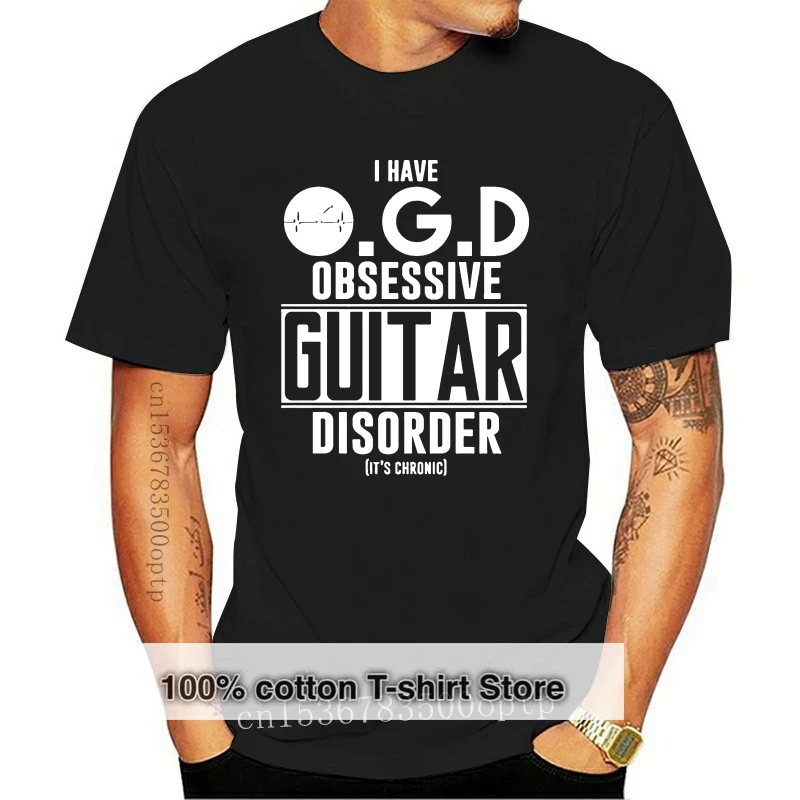 Obsessive Guitar Disorder It's Chronic T-Shirt For Men Round Collar Regular Comfortable T Shirt Homme Cotton Funky Hiphop
Obsessive Guitar Disorder It's Chronic T-Shirt For Men Round Collar Regular Comfortable T Shirt Homme Cotton Funky Hiphop