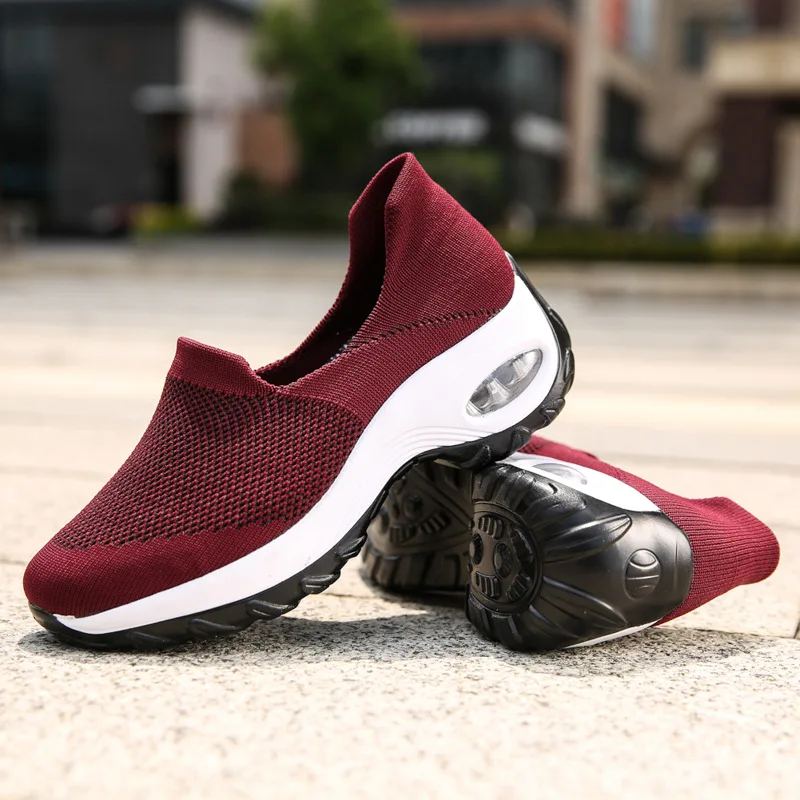 New Air Cushioned Lazy Shoes Thick Light Sneakers Women Black Mesh Casual Sport Shoes Elevated Sneakers Flat Heel Low Top Traf
New Air Cushioned Lazy Shoes Thick Light Sneakers Women Black Mesh Casual Sport Shoes Elevated Sneakers Flat Heel Low Top Traf
