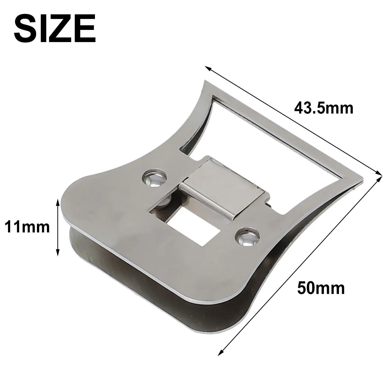 Fishing Equipment Feather Clip 50*43.5*11mm Fly Tying Tool Not Easily Rusted Smooth Edges For Fishing High Quality
Fishing Equipment Feather Clip 50*43.5*11mm Fly Tying Tool Not Easily Rusted Smooth Edges For Fishing High Quality