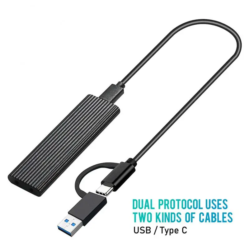 M.2 NVME SSD To USB 3.1 Case, 10Gbps Dual Protocol M2 NVMe Box, PCIe NGFF SATA M2 NVMe Enclosure Adapter With OTG For M.2 SSD
M.2 NVME SSD To USB 3.1 Case, 10Gbps Dual Protocol M2 NVMe Box, PCIe NGFF SATA M2 NVMe Enclosure Adapter With OTG For M.2 SSD