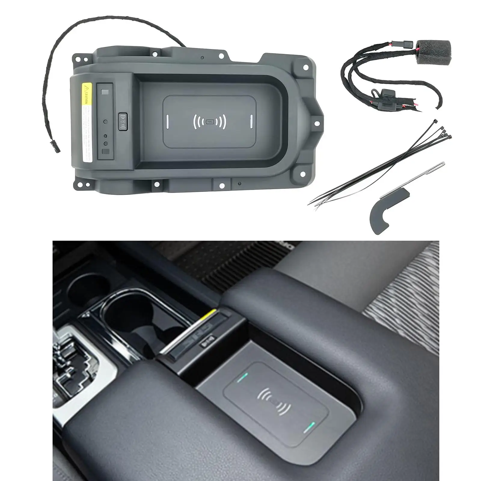Custom Wireless Charging Tray Liner Accessories 2014-2020 Premium Cup Holder Console
Custom Wireless Charging Tray Liner Accessories 2014-2020 Premium Cup Holder Console