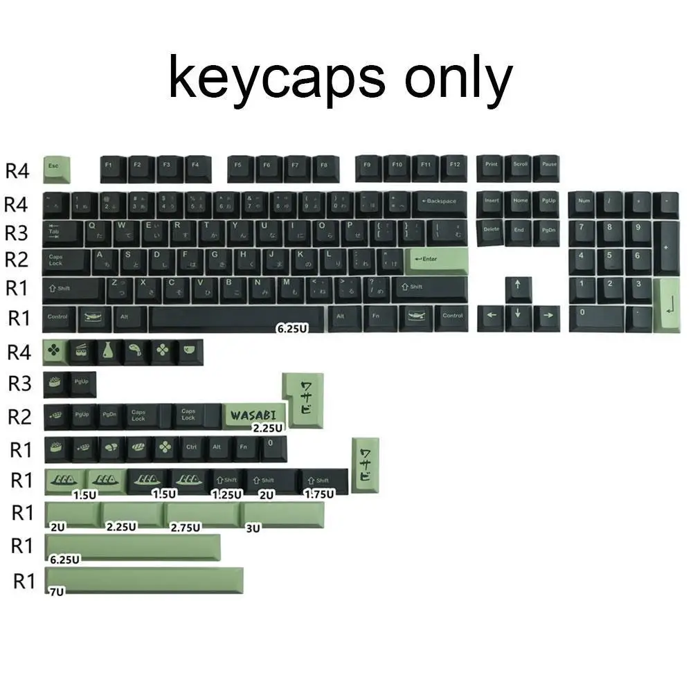 140 Kyes GMK васаби колпачки для ключей PBT краситель подлежащие японским колпачкам для клавиш профиля с 2.25U 2.75U 3U 7U клавиатура ISO Enter
140 Kyes GMK васаби колпачки для ключей PBT краситель подлежащие японским колпачкам для клавиш профиля с 2.25U 2.75U 3U 7U клавиатура ISO Enter