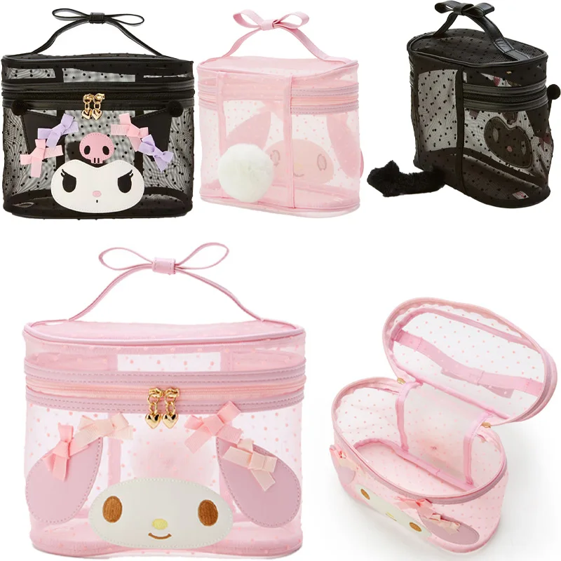 15CM Sanrios Kawaii Cute Mymelody Kuromi Cartoon Net Sand Cosmetic Bag Storage Box Travel Bag Desktop Storage Bag 
15CM Sanrios Kawaii Cute Mymelody Kuromi Cartoon Net Sand Cosmetic Bag Storage Box Travel Bag Desktop Storage Bag