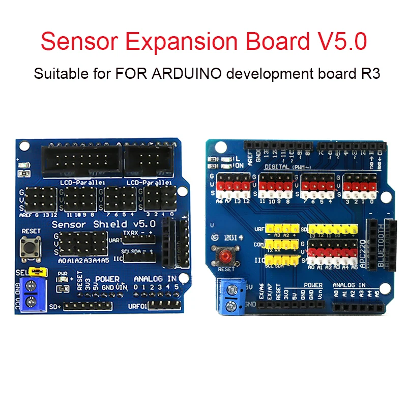 

1PCS R3 Expansion Board Sensor V5.0 Shield Sensor Expansion Module for UNO Development Board R3 Electronic Module Kit