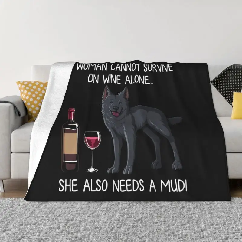 Mudi And Wine Funny Dog Blanket 3D Printed Soft Flannel Fleece Warm Pet Puppy Lover Throw Blankets for Travel Bedroom Sofa Quilt
Mudi And Wine Funny Dog Blanket 3D Printed Soft Flannel Fleece Warm Pet Puppy Lover Throw Blankets for Travel Bedroom Sofa Quilt